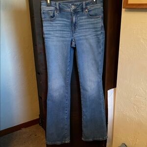 American Eagle Outfitters Medium Blue Kickboot Jeans
